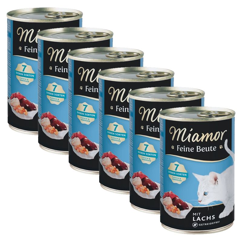 Miamor Feine Beute s lososom 6 x 400 g