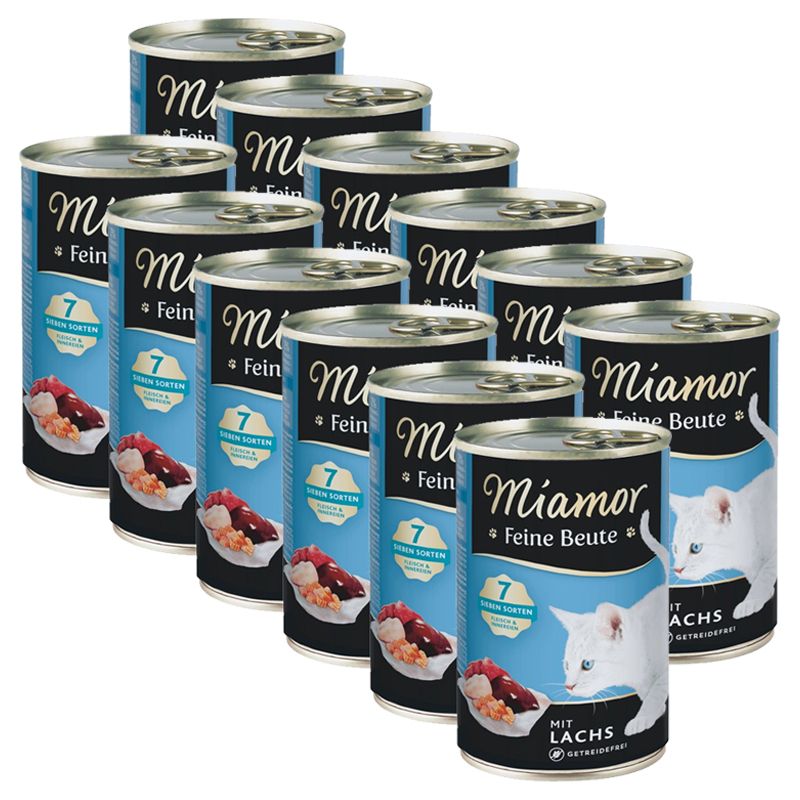 Miamor Feine Beute s lososom 12 x 400 g