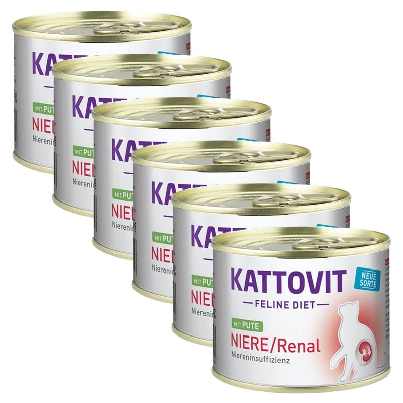 Kattovit Niere / Renal konzerva za bubrege purica 6 x 185 g