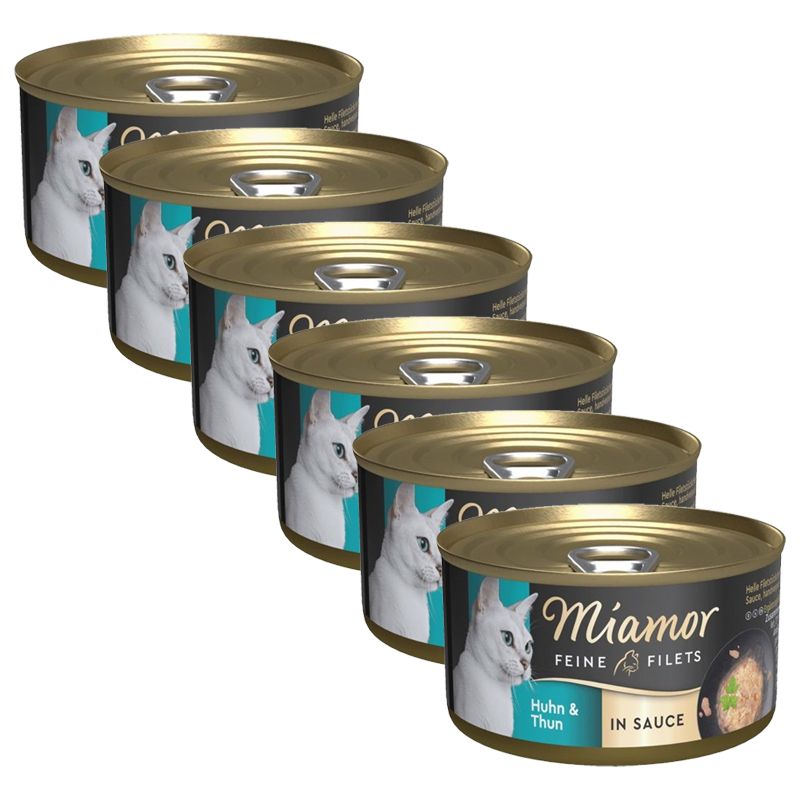 Miamor Feine Filets In Sauce piletina & tuna 6 x 85 g