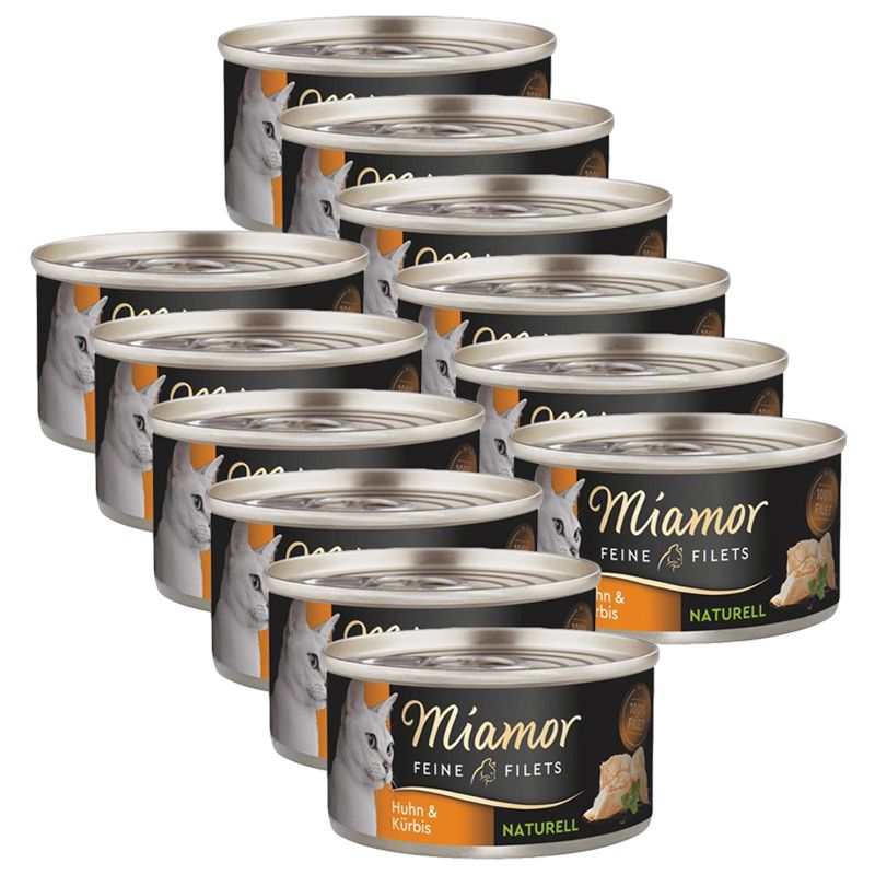 Miamor Feine Filets Naturell piletina & bundeva 12 x 80 g