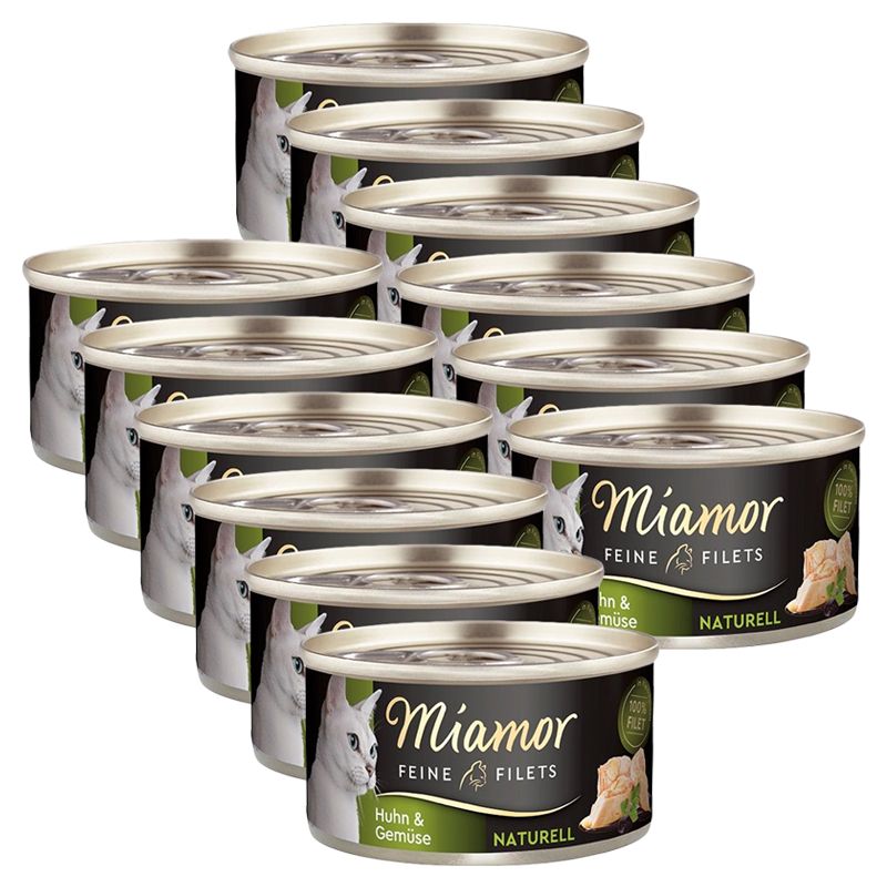 Miamor Feine Filets Naturell piletina & povrće 12 x 80 g