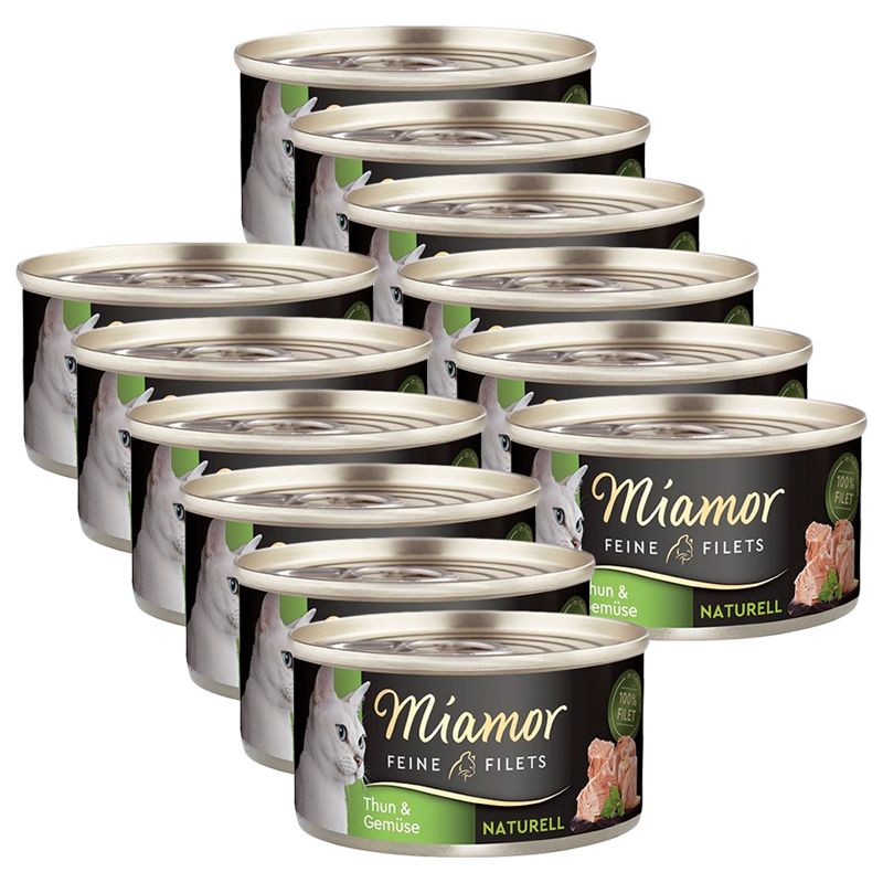Miamor Feine Filets Naturell tuna & povrće 12 x 80 g