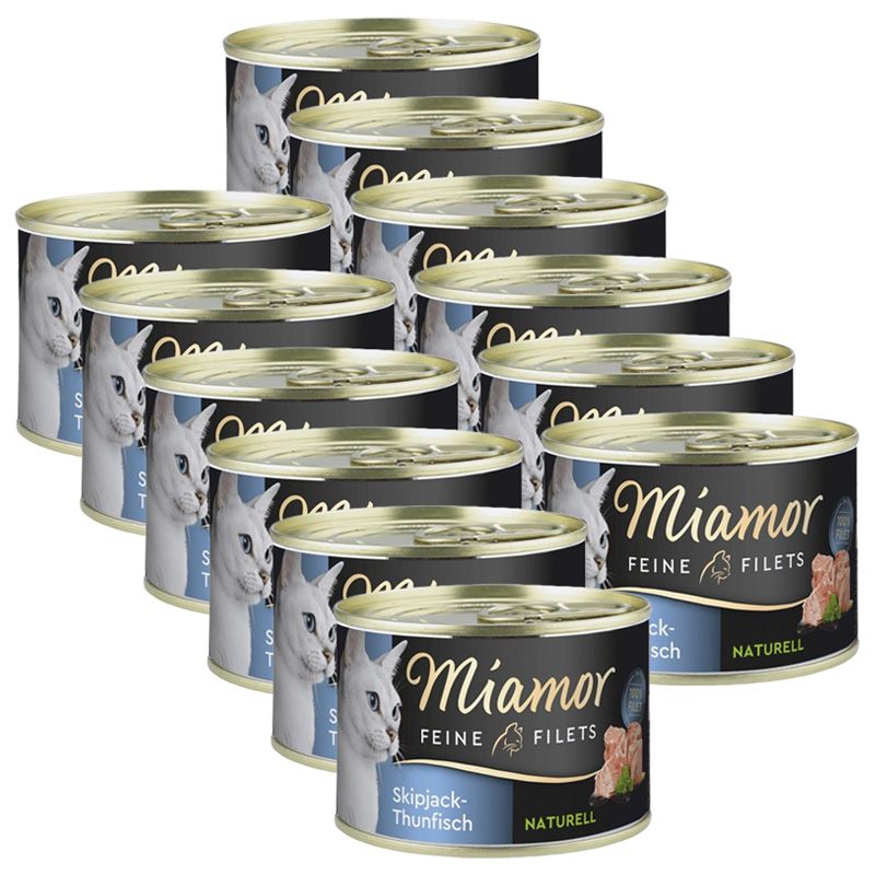 Miamor Feine Filets Naturell tuna 12 x 156 g