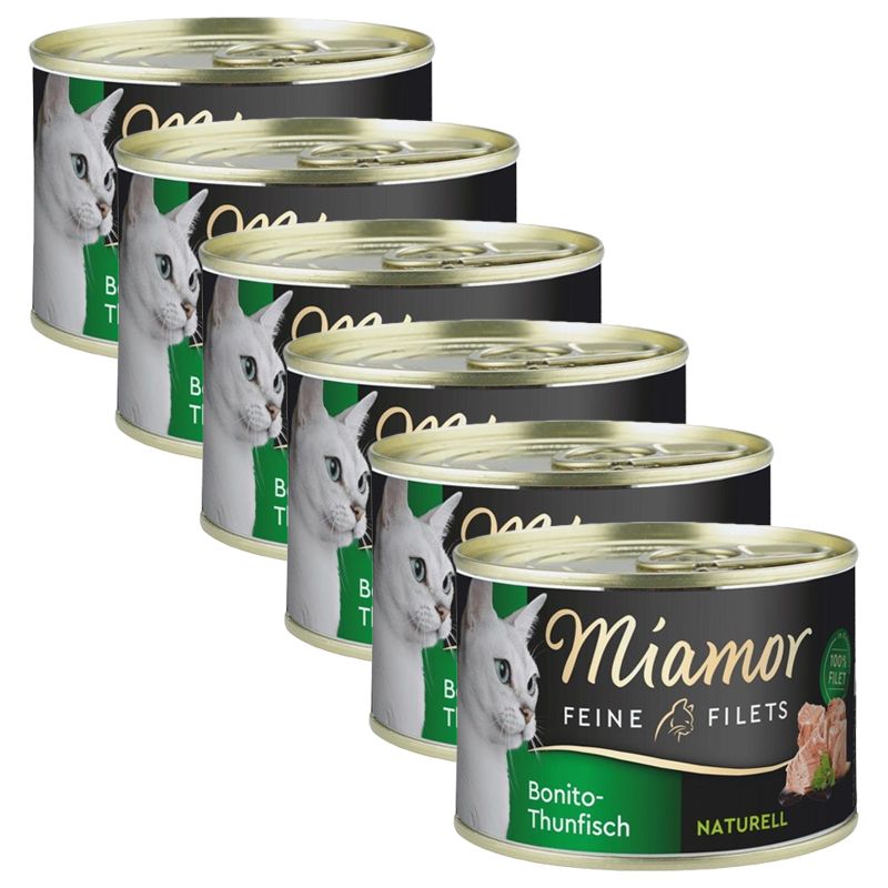 Miamor Feine Filets Naturell tuna Bonito 6 x 156 g