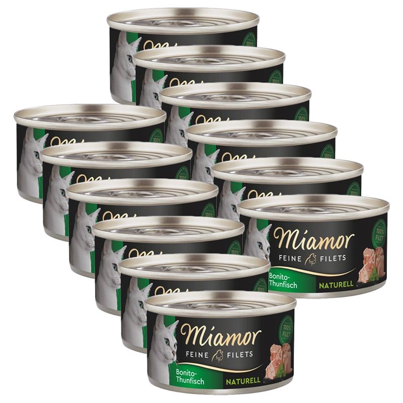 Miamor Feine Filets Naturell tuna Bonito 12 x 80 g