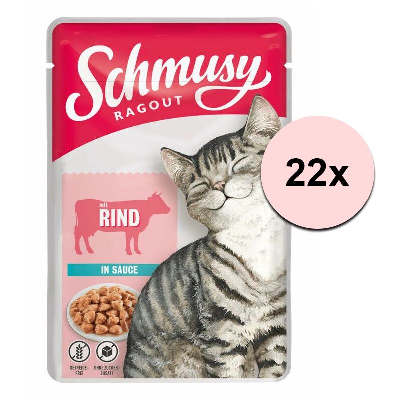 Schmusy Ragout konzerva govedina u umaku 22 x 100 g