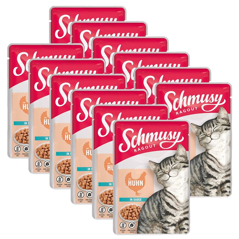 Schmusy Ragout konzerva piletina u umaku 12 x 100 g