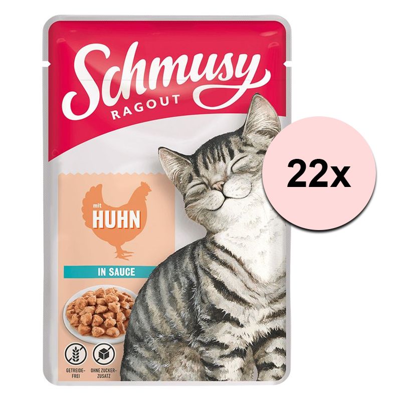 Schmusy Ragout konzerva piletina u umaku 22 x 100 g