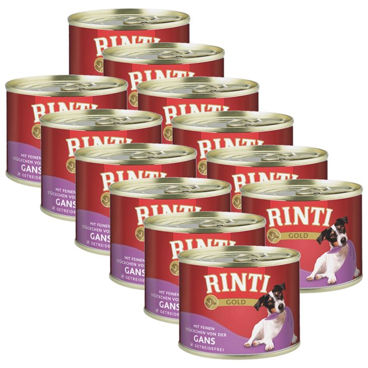 Konzerva RINTI GOLD guska 12 x 185 g