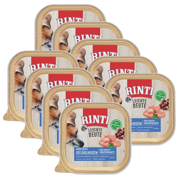 Posudice RINTI Leichte Beute piletina i srca peradi 9 x 300 g