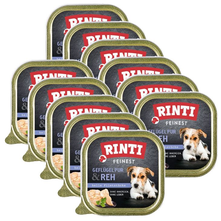 Posudice RINTI FEINEST s peradi i jelenom 11 x 150 g