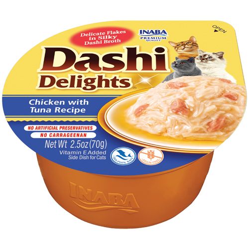 Inaba Dashi Delights za mačke Piletina s tunom 70 g posudica