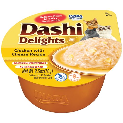 Inaba Dashi Delights cat Piletina sa sirom 70 g posudica