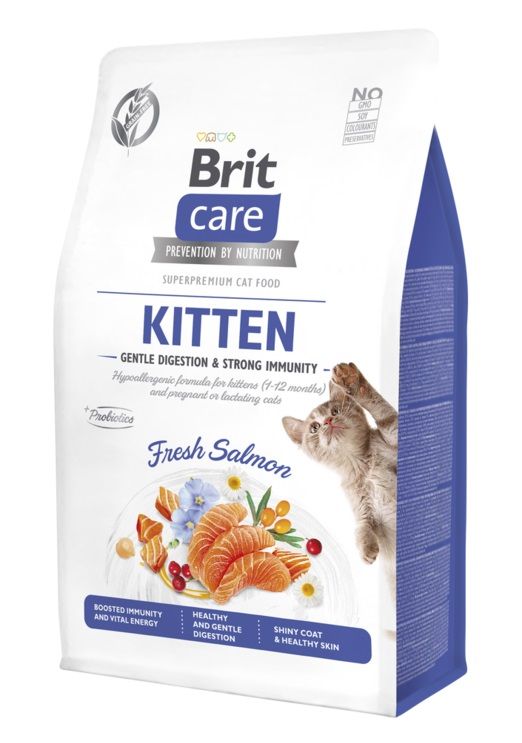 Brit Care Cat Grain-Free Kitten Fresh Salmon 0,4 kg