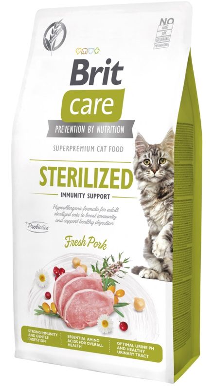 Brit Care Cat Grain-Free Sterilized Immunity Support 7 kg