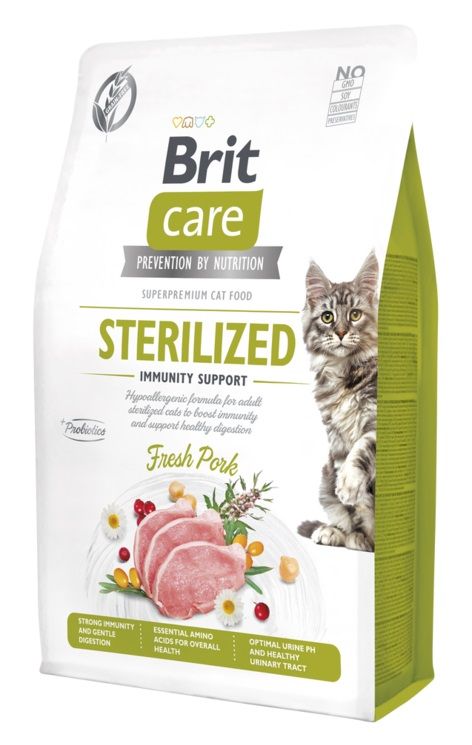 Brit Care Cat Grain-Free Sterilized Immunity Support 2 kg