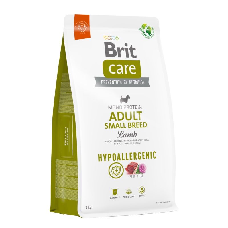 Brit Care Dog Hypoallergenic Adult Small Breed Lamb 7 kg