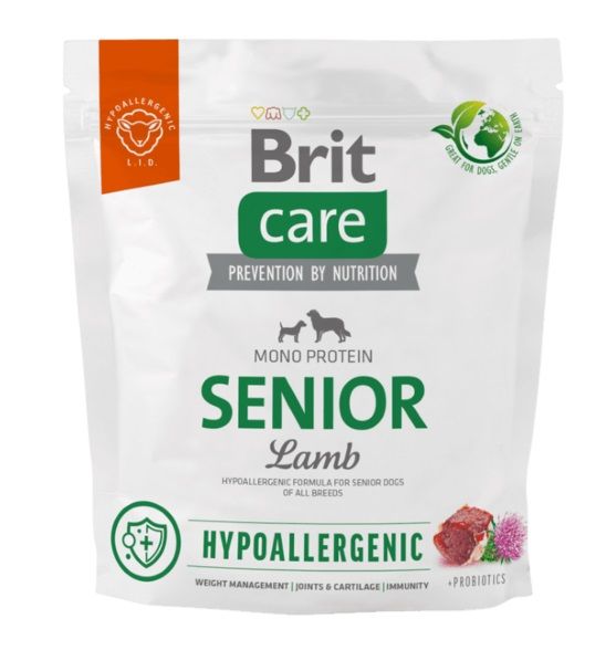Brit Care Dog Hypoallergenic Senior Lamb 1 kg