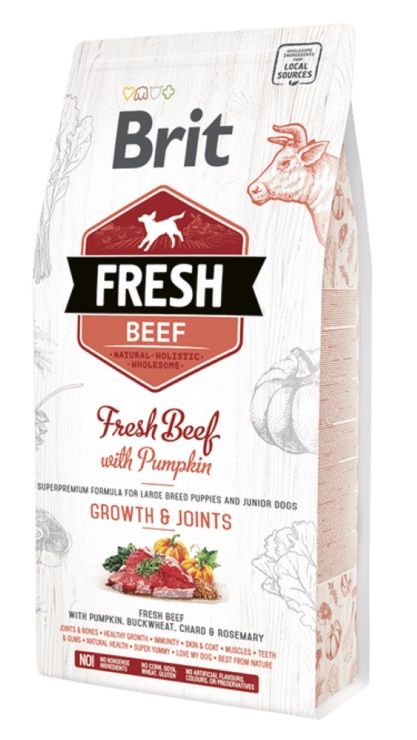 Brit Fresh Govedina s Bundecom Štene Veliko 2,5 kg