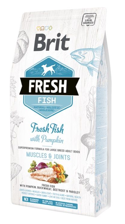 Brit Fresh Fish with Pumpkin Adult Large 2,5 kg