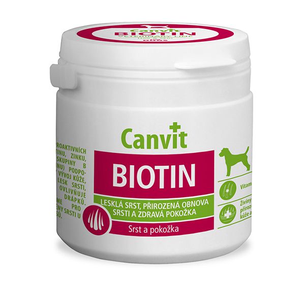 Canvit Biotin - pripravak za zdravu i sjajnu dlaku 100 tbl. / 100 g