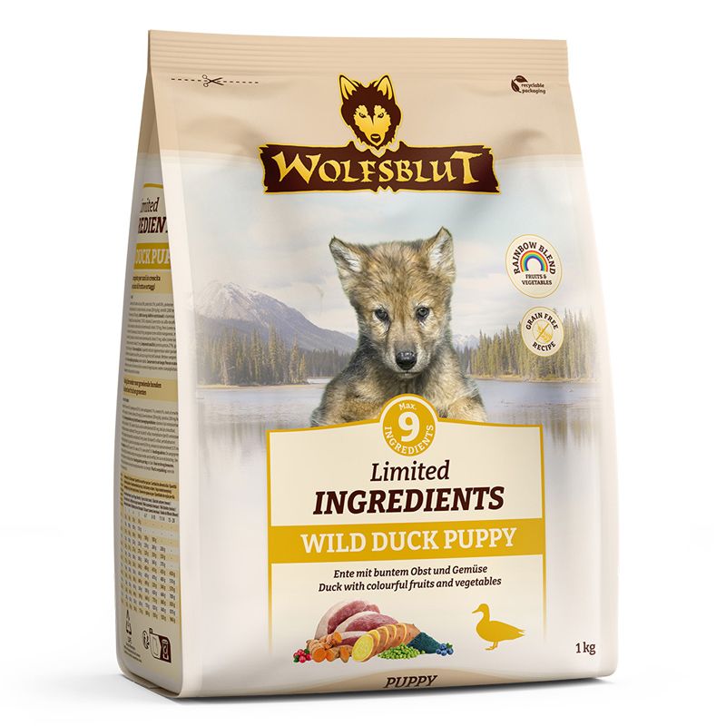 WOLFSBLUT Limited Ingredients Puppy Wild Duck 1 kg