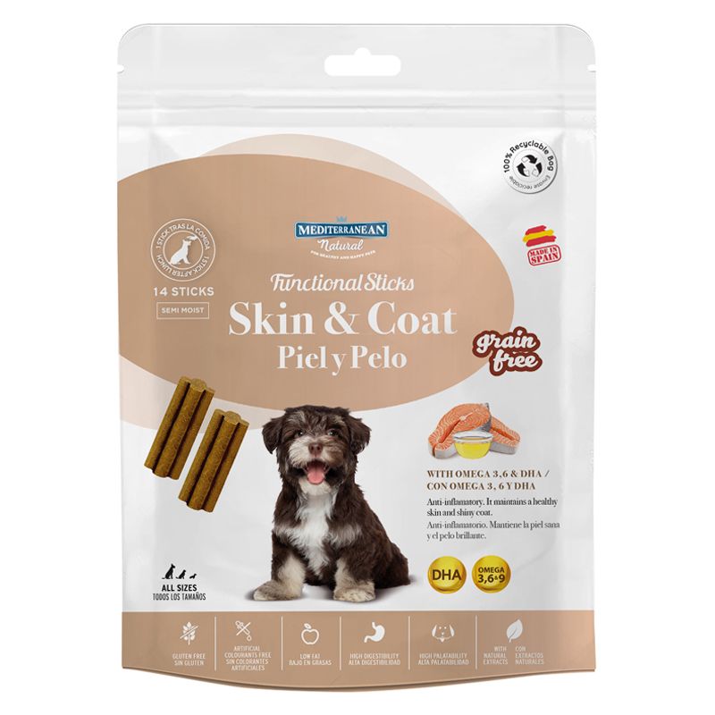 Funkcionalni poslastici MEDITERRANEAN NATURAL Skin & Coat 110 g