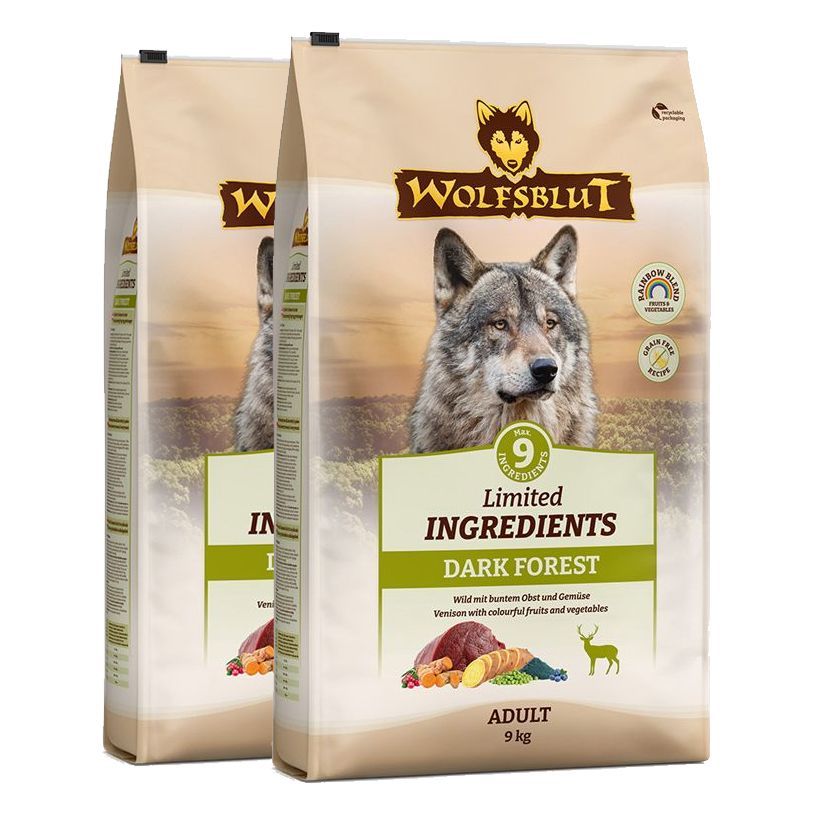 WOLFSBLUT Limited Ingredients Adult Dark Forest 2 x 9 kg