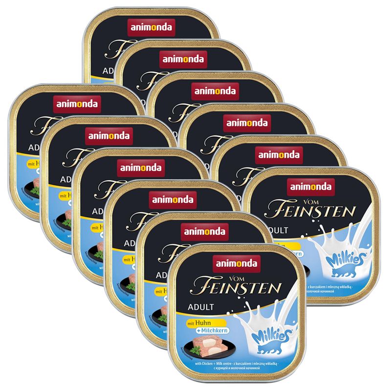Animonda Vom Feinsten Adult Cat Milkies - piletina s mliječnom jezgrom 12 x 100 g