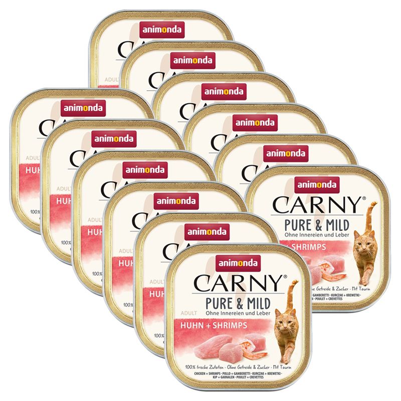 Animonda Carny Pure & Mild Adult – piletina i škampi 12 x 100 g