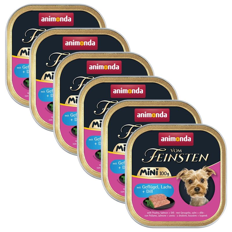 Animonda Vom Feinsten Adult Mini - chicken, salmon and dill 6 x 100 g