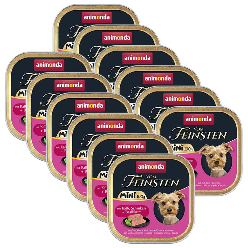 Animonda Vom Feinsten Adult Mini - teleća, šunka i bosiljak 12 x 100 g