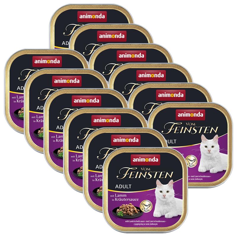 Animonda Vom Feinsten Cat GF Adult - janjetina u umaku od začinskog bilja 12 x 100 g