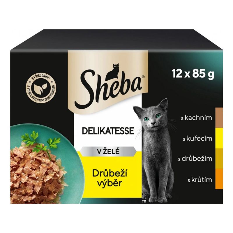Sheba Delikatesa Konzerva piletina u želeu 12 x 85 g