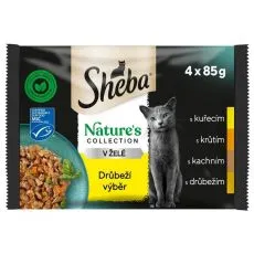 Sheba Natures Collection Konzervice s piletinom u želeu 4 x 85 g