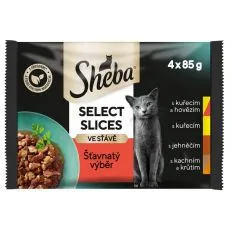 Sheba Select Slices Konzervice Sočan izbor 4 x 85 g