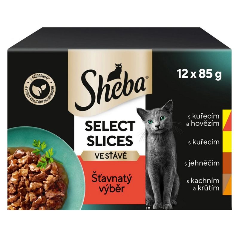 Sheba Select Slices Konzervice Sočan izbor 12 x 85 g