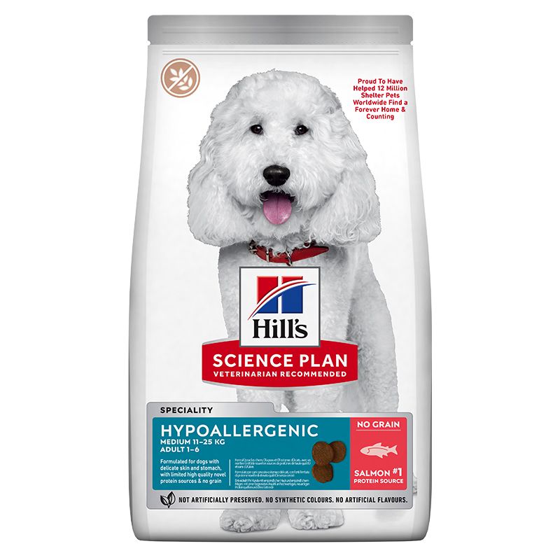 Hill's Science Plan Hipoalergeno za srednje odrasle pse s lososom 2,5 kg