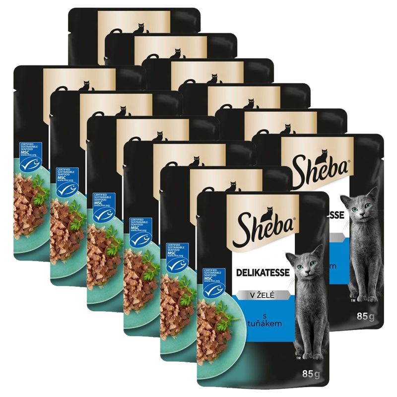 Sheba Delikatesse vrećica s tunom u želeu 12 x 85 g