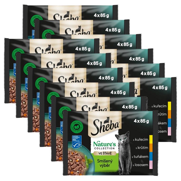 Sheba Natures Collection Konzervice mješoviti izbor u umaku 12 x (4 x 85 g)