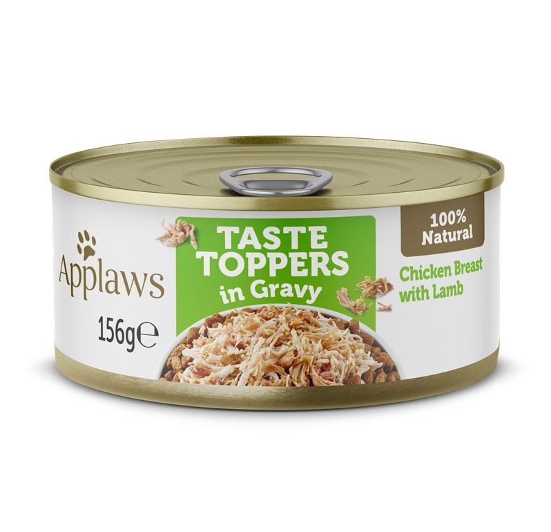 Applaws Dog Taste Toppers in Gravy pileća prsa s janjetinom 156 g