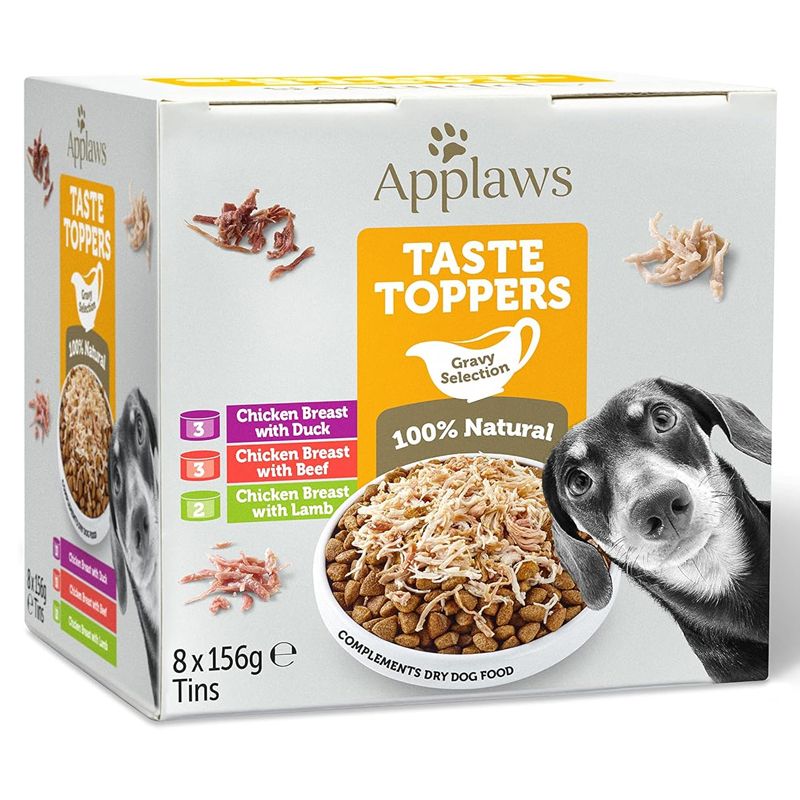Applaws Dog Taste Toppers Gravy Selection 8 x 156 g