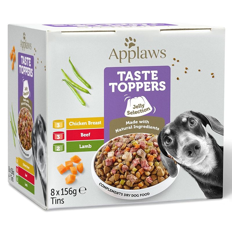 Applaws Dog Taste Toppers Jelly Selection 8 x 156 g