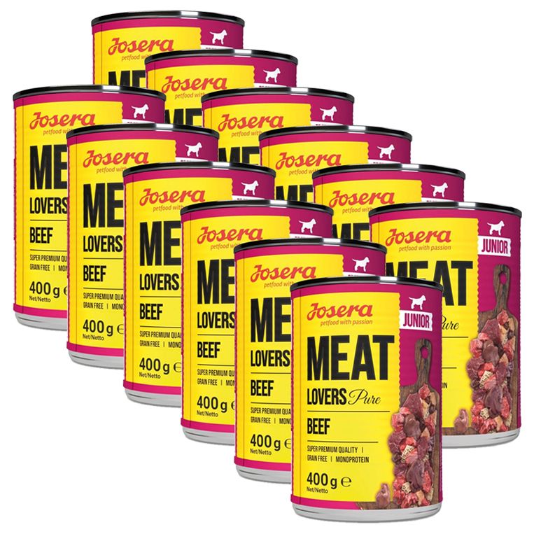 Josera Meat Lovers Pure Beef Junior 12 x 400 g
