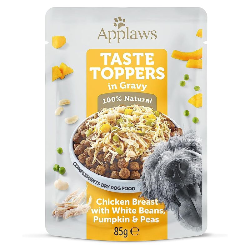 Applaws Dog Taste Toppers in Gravy piletina, grah, bundeva i grašak 85 g