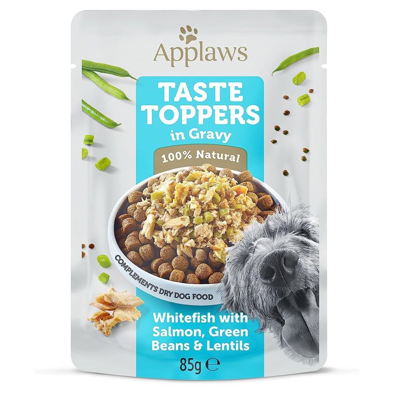 Applaws Dog Taste Toppers in Gravy bijela riba, losos, grah i leća 85 g