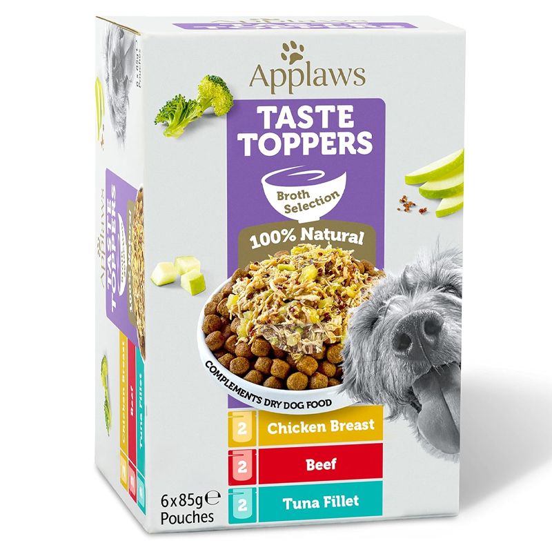 Applaws Dog Taste Toppers Broth Selection konzervice 6 x 85 g