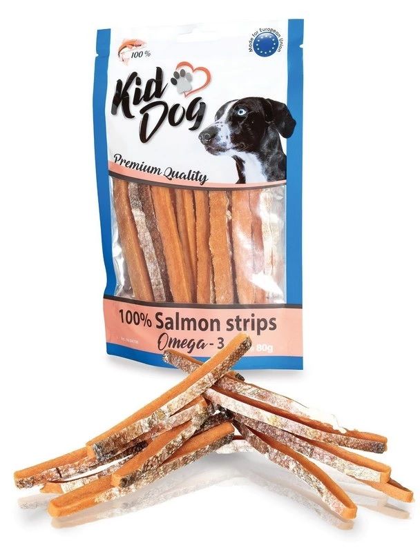Kid Dog Lososovi trakovi 80 g