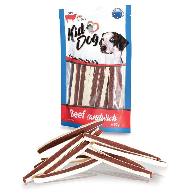 Kid Dog Goveđi sendvič s bakalarom 80 g